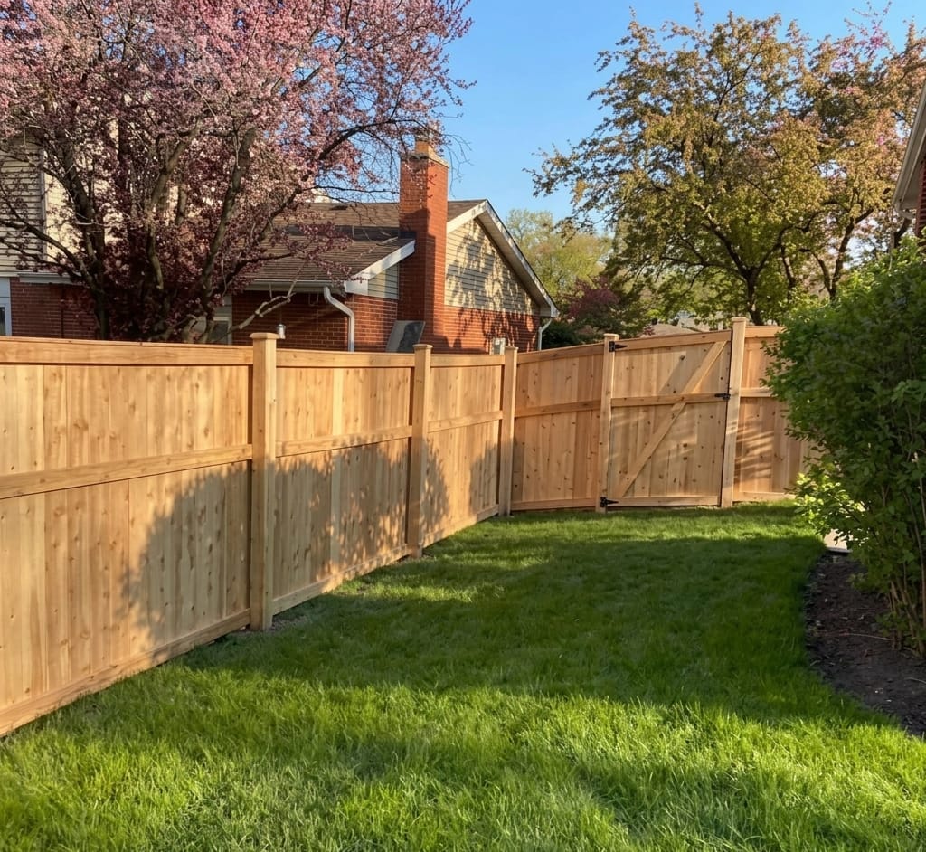 Professional fence installation in central Kentucky by Big Blue Fence and Deck